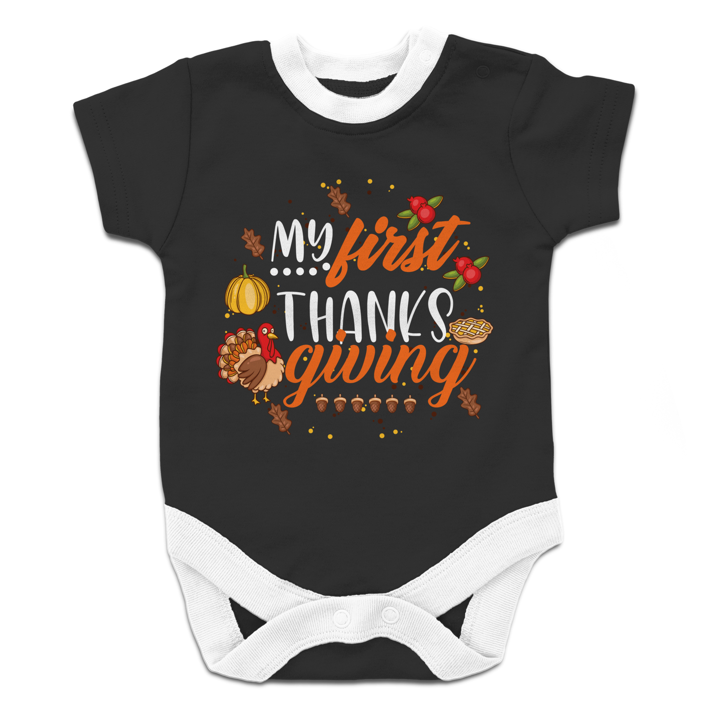 My First Thanksgiving Baby Body Suit - Thanksgiving Onesie