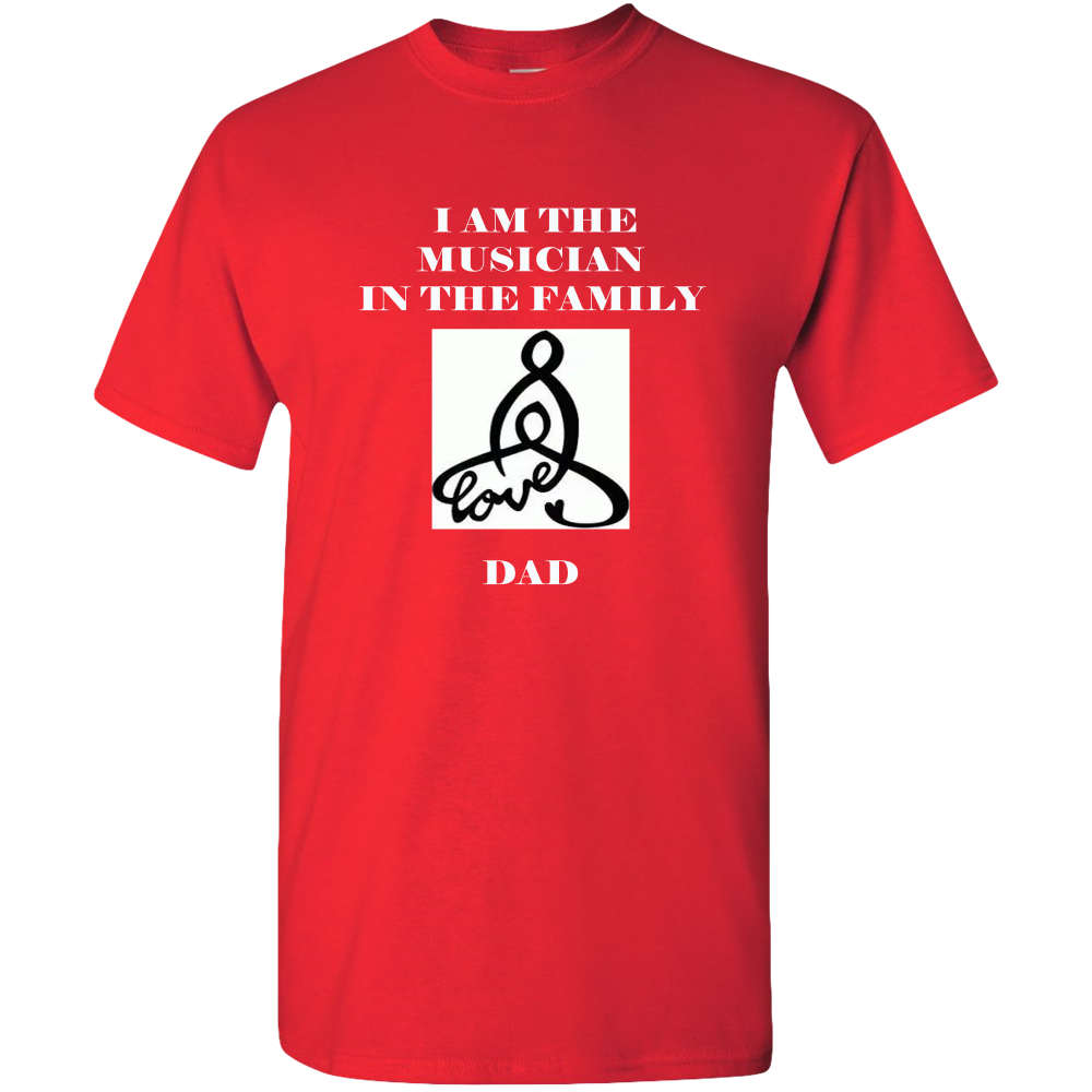 Dad Musician In the Family Unisex Tee Shirt