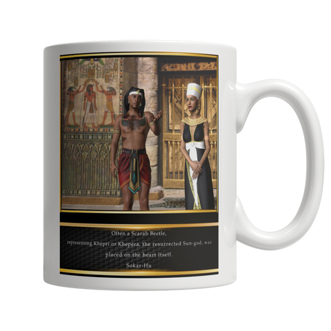 Ancient Egyptian Scarab Mug