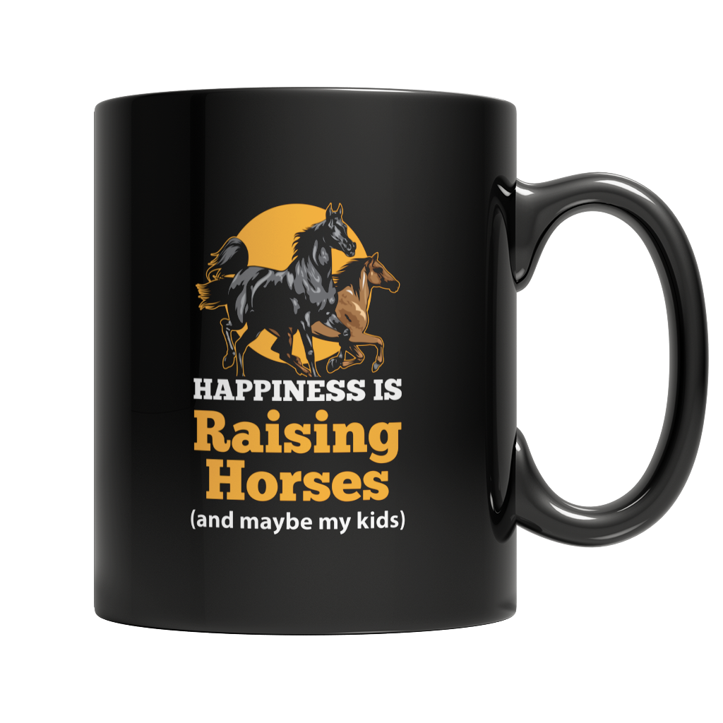 Happiness Is Raising Horses Mug