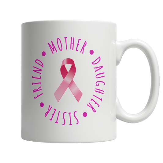 Courage Ribbon  Mug - Mother - Daughter - Sister - Friend