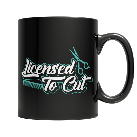 Licensed To Cut Hairstylist Mug