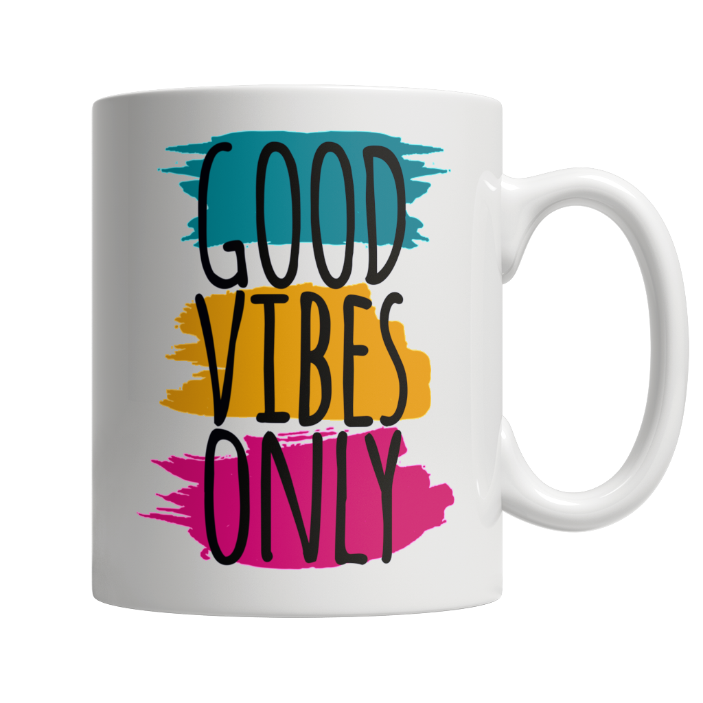 Coffee Mug - Good Vibes Only White Mug