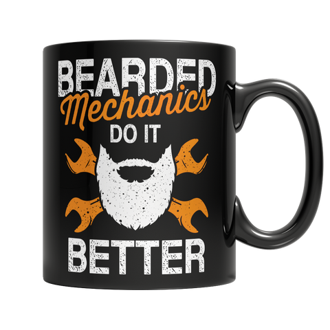 Bearded Mechanic Dark Mug