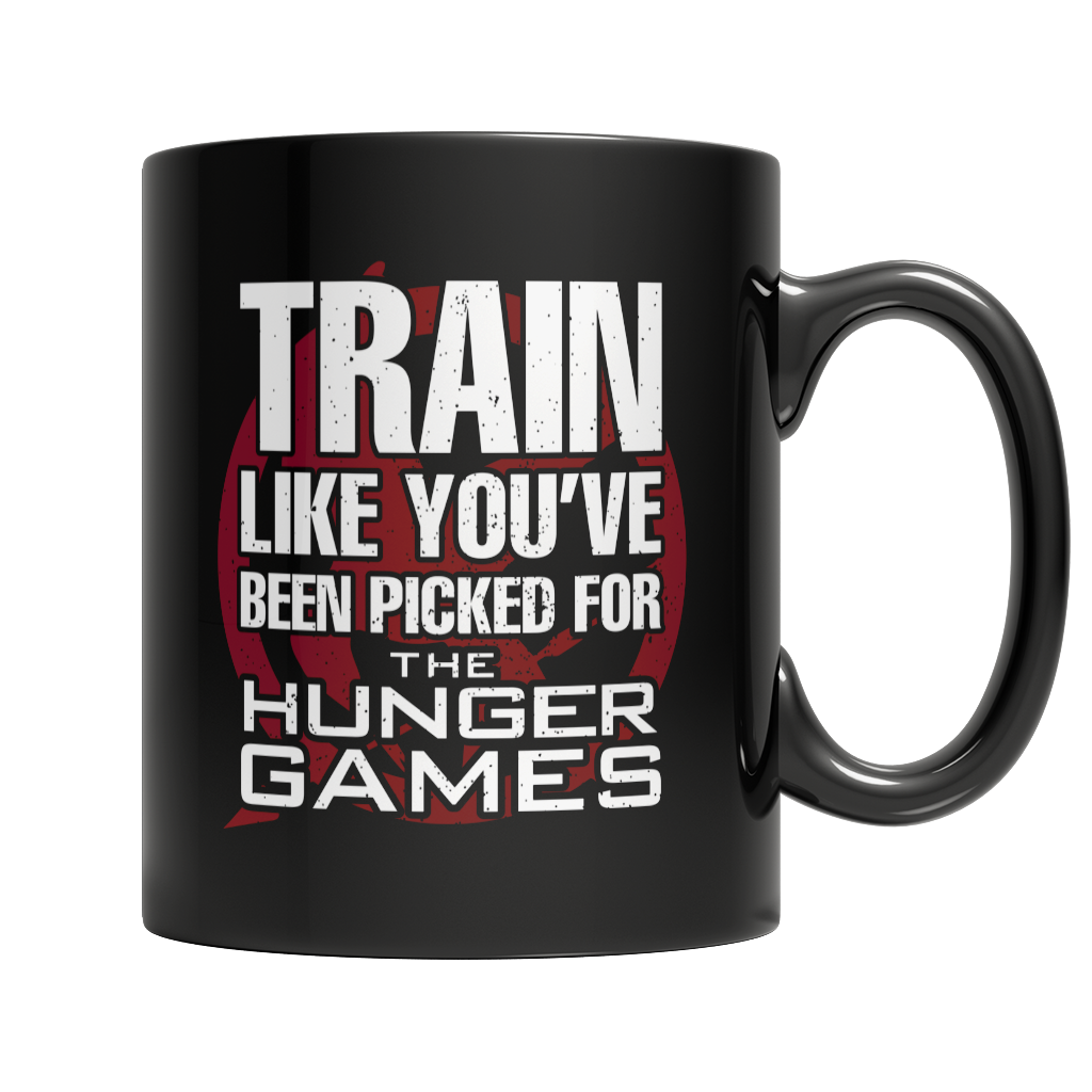 Train Like You've Been Picked For The Hunger Games - Black Mug