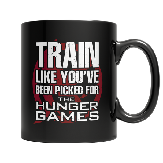 Train Like You've Been Picked For The Hunger Games - Black Mug