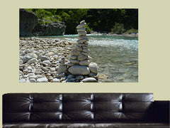 Stones River Spa Canvas Wall Art - Large One Panel